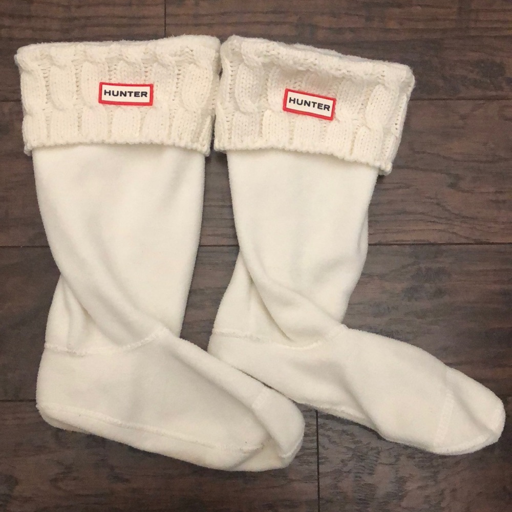 Cable knit Hunter Boot Socks